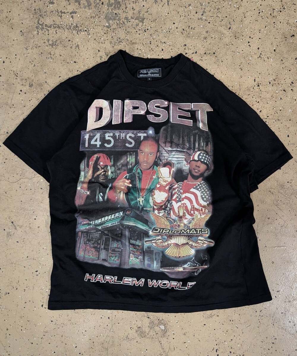 Reason Diplomats Empire Dipset 145th Street T-Shirt XL Black